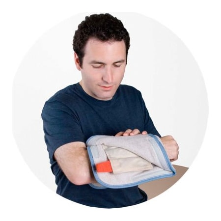 Fabrication Enterprises Relief Pak HotSpot Moist Heat Pack Cover, Foam-Filled Terry, Half Size 12" x 15", 12/PK 11-1363-12